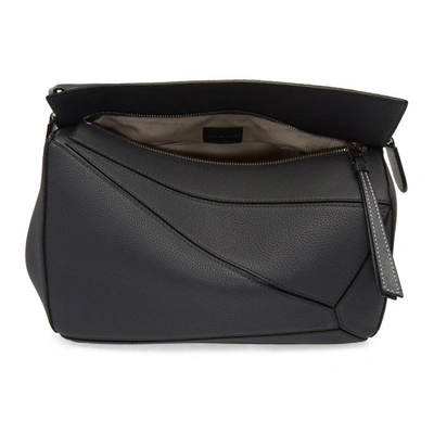 Shop Loewe Grey Puzzle Bag In 1110 Anthra