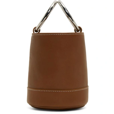 Shop Simon Miller Tan Bonsai 15 Bag In Dark Tan