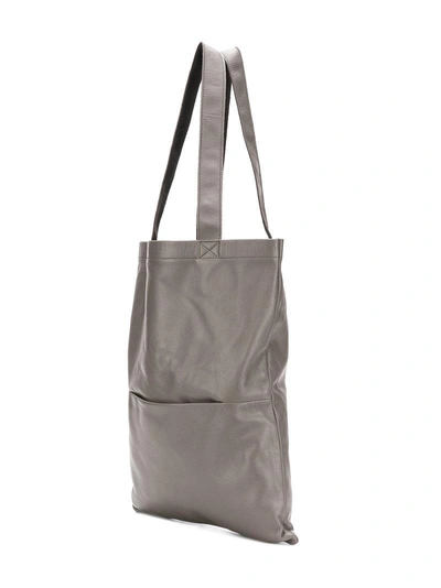 Shop Rick Owens Shopping Tote In Grey