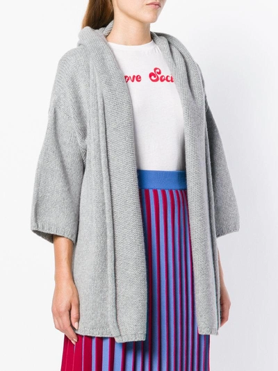 Shop Incentive! Cashmere Cashmere Chunky Cardigan - Grey