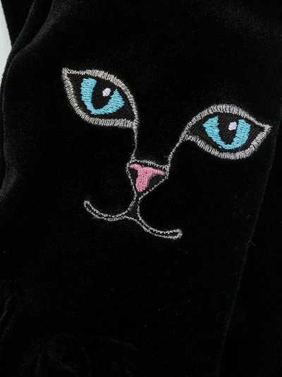 Shop Vivetta Cat Gloves - Black