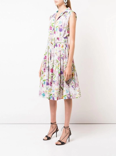 Shop Samantha Sung Floral Printed Summer Dress - Multicolour
