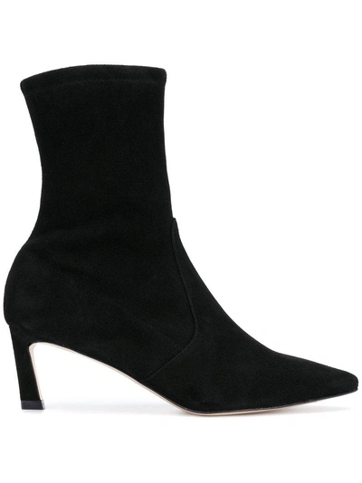 Shop Stuart Weitzman Rapture Ankle Boots - Black