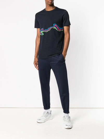 Shop Ps By Paul Smith Regular Tshirt In Blue