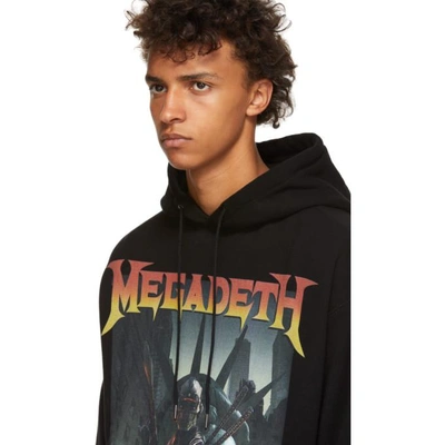 Shop R13 Black Megadeth Fatalbot Hoodie