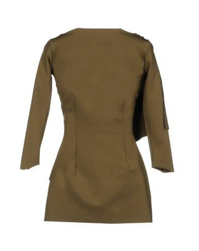 Shop Chiara Boni La Petite Robe Blouses In Military Green