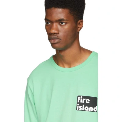 Shop Bianca Chandon Green Tom Bianchi Edition Fire Island T-shirt In Mint
