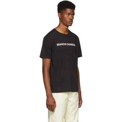 BIANCA CHANDON 黑色 TOM BIANCHI 版“BIANCHI CHANDON” T 恤