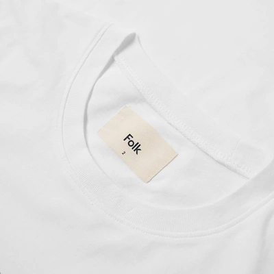 Shop Folk Radious Logo Tee In White