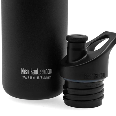 Shop Klean Kanteen Classic Single Wall Sport 3.0 Bottle In Black