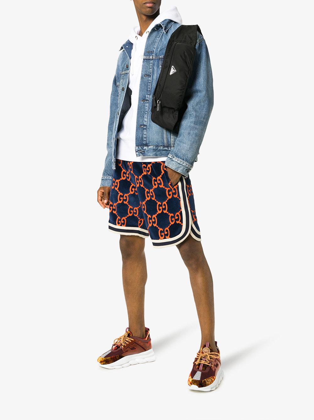 gucci gg chenille shorts
