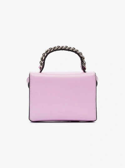 Shop Boyy Pink Fred Leather Cross Body Bag In Pink/purple