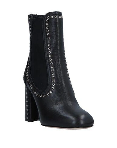 Shop Miu Miu Woman Ankle Boots Black Size 5 Soft Leather