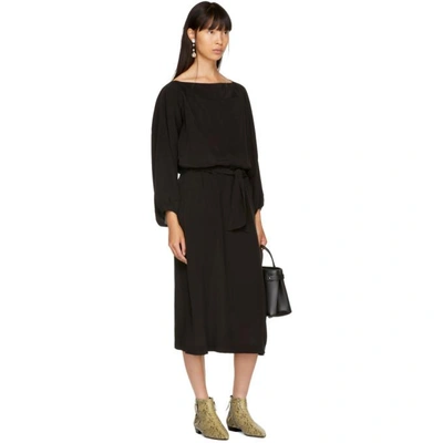 Shop Isabel Marant Étoile Isabel Marant Etoile Black Lisa Dress In 01bk Black