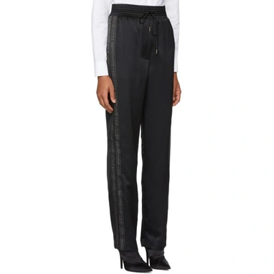 Shop Off-white Black Equestrian Pyjama Trousers