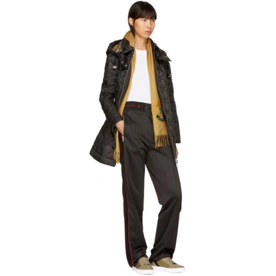 Shop Burberry Black Baughton Quilted Coat