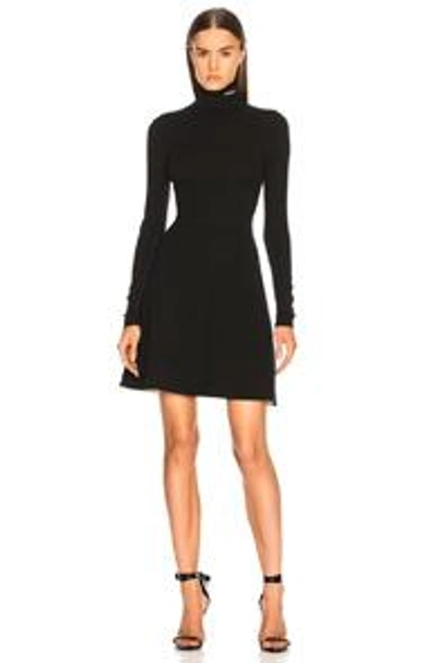 Shop Calvin Klein 205w39nyc Turtleneck Sweater Dress In Black