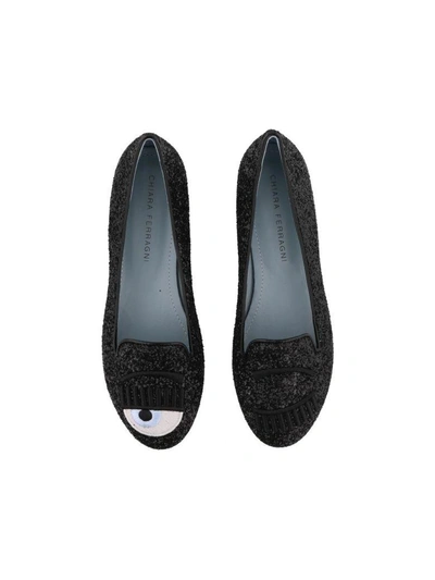 Shop Chiara Ferragni Flirting Slippers In Black