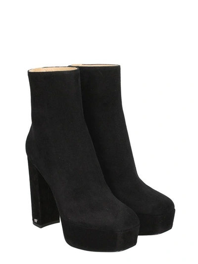 Shop Sergio Rossi Plateau Ankle Boots In Black