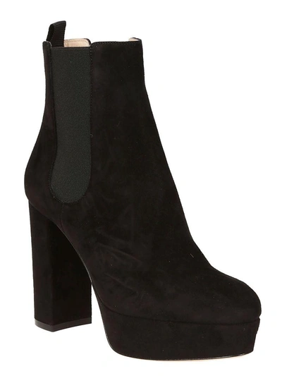 Shop Gianvito Rossi High Block Ankle Boots In Nero