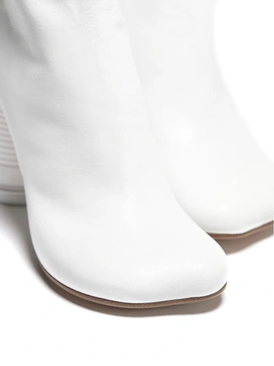 Shop Mm6 Maison Margiela Fantasy Heel Boots In Bianco