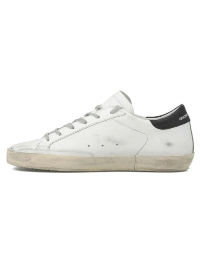 Shop Golden Goose Superstar Sneaker In White-black-red Glitter