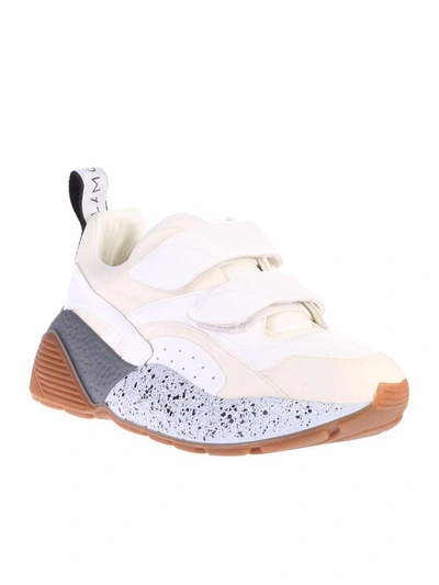Shop Stella Mccartney Beige Eclypse Sneakers In White