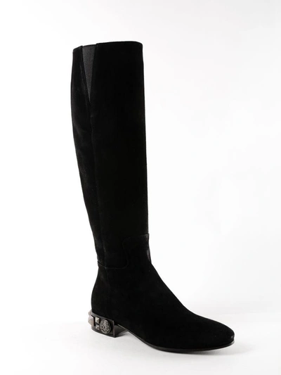 Shop Dolce & Gabbana High Boots In Nero/nero