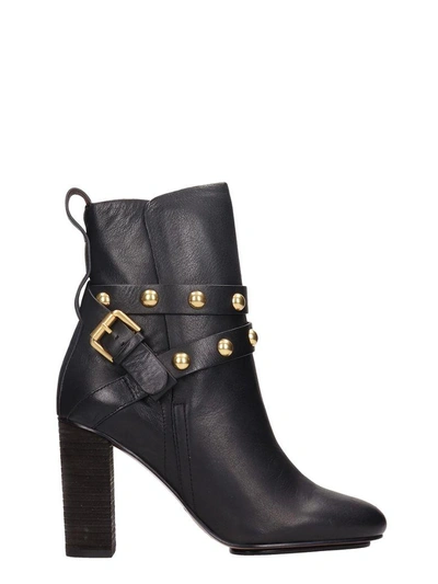 Shop See By Chloé Janis Ankle Boots In Black