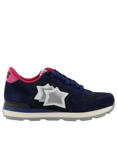 Shop Atlantic Stars Vega Sneakers In Blue/ Fucsia