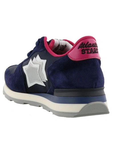 Shop Atlantic Stars Vega Sneakers In Blue/ Fucsia