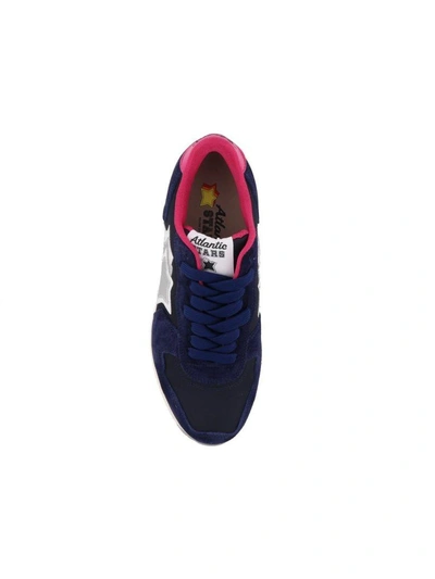 Shop Atlantic Stars Vega Sneakers In Blue/ Fucsia