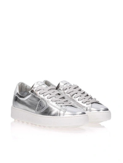 Shop Philippe Model Madeleine Ld Metal In Silver