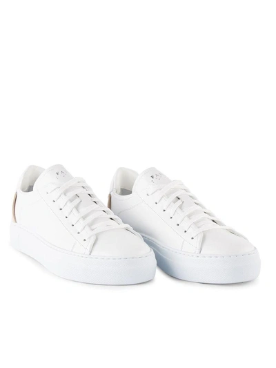 Shop Fabi Sneaker In Bianco+naturale