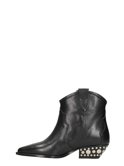 Shop Isabel Marant Dawyna Black Ankle Boots