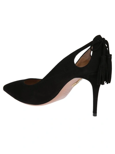 Shop Aquazzura Forever Marilyn Pumps In Black