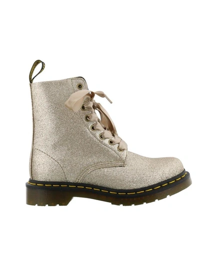 Shop Dr. Martens' Pascal Boots In Gold