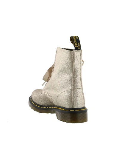 Shop Dr. Martens' Pascal Boots In Gold