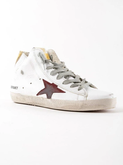 Shop Golden Goose Francy Hi-top Sneakers In White