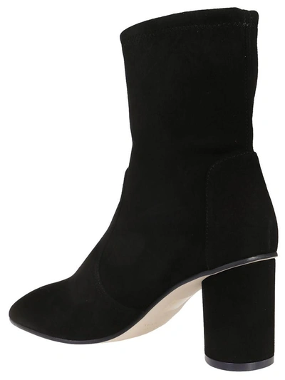 Shop Stuart Weitzman Margot Boots In Black