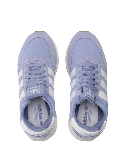 Shop Adidas Originals I-5923 Sneaker In Blue Periwinkle Mesh And Suede