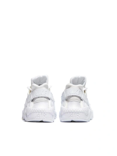 Shop Nike Air Huarache Run Sneakers In Bianco