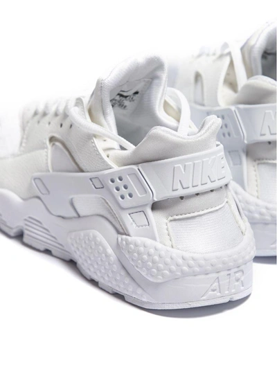 Shop Nike Air Huarache Run Sneakers In Bianco