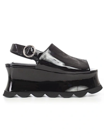 Shop Mcq By Alexander Mcqueen Mcq Alexander Mcqueen High Platform Sandals In Black