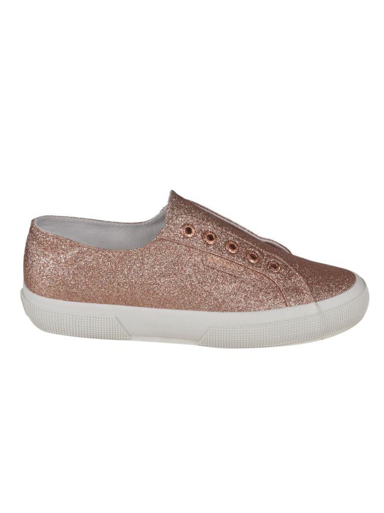 superga gold slip on