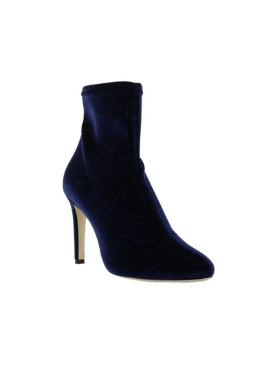 Shop Giuseppe Zanotti Celeste Ankle Boots In Blue
