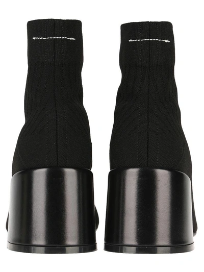 Shop Mm6 Maison Margiela Mm6 Socks Boots In Black + White