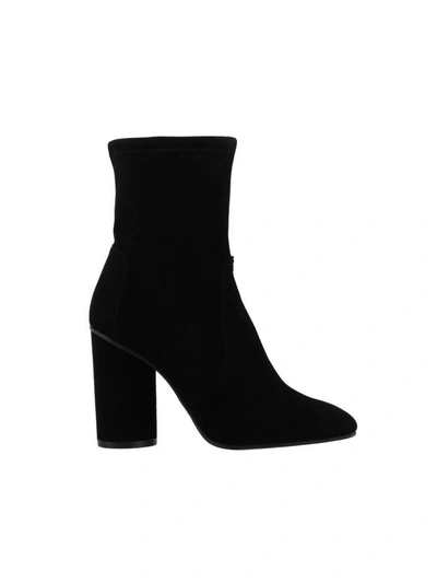 Shop Stuart Weitzman Margot Ankle Boots In Black