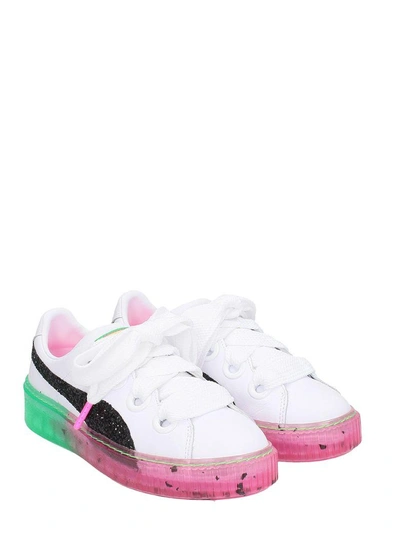 Shop Sophia Webster X Puma Platform Candy Sneakers In White