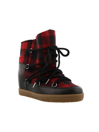 Shop Isabel Marant Nowles Boot In Red